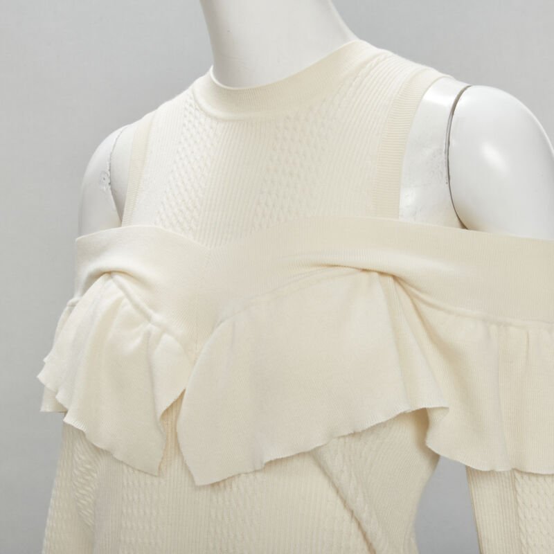 Fendi Cold Shoulder Sweater - Back view