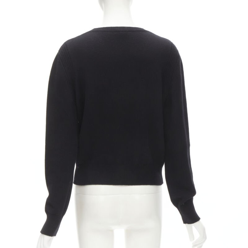 Chanel Embellished Badge Sweater - Side view