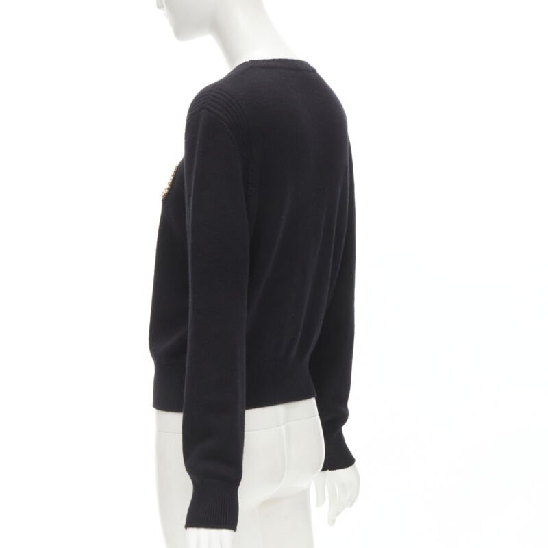 Chanel Embellished Badge Sweater - Detail 1