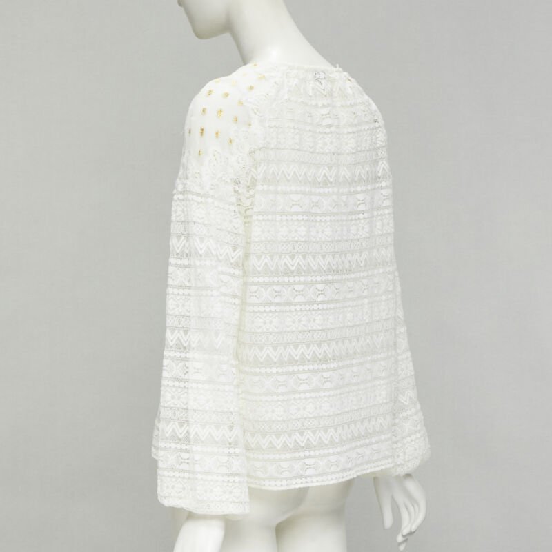 Temperley London Crochet Lace Top - Detail 1