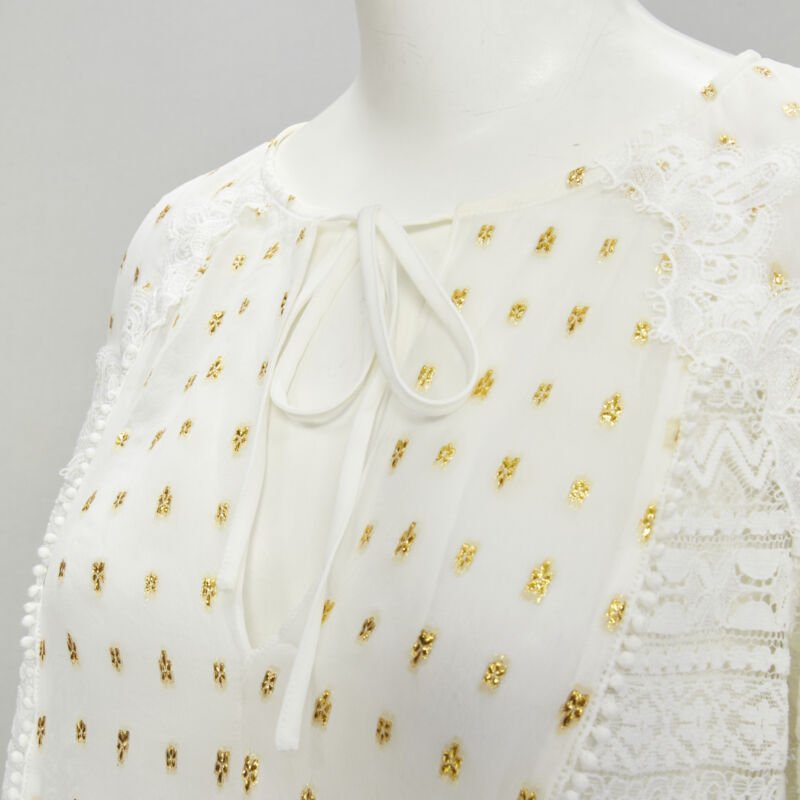 Temperley London Crochet Lace Top - Detail 2