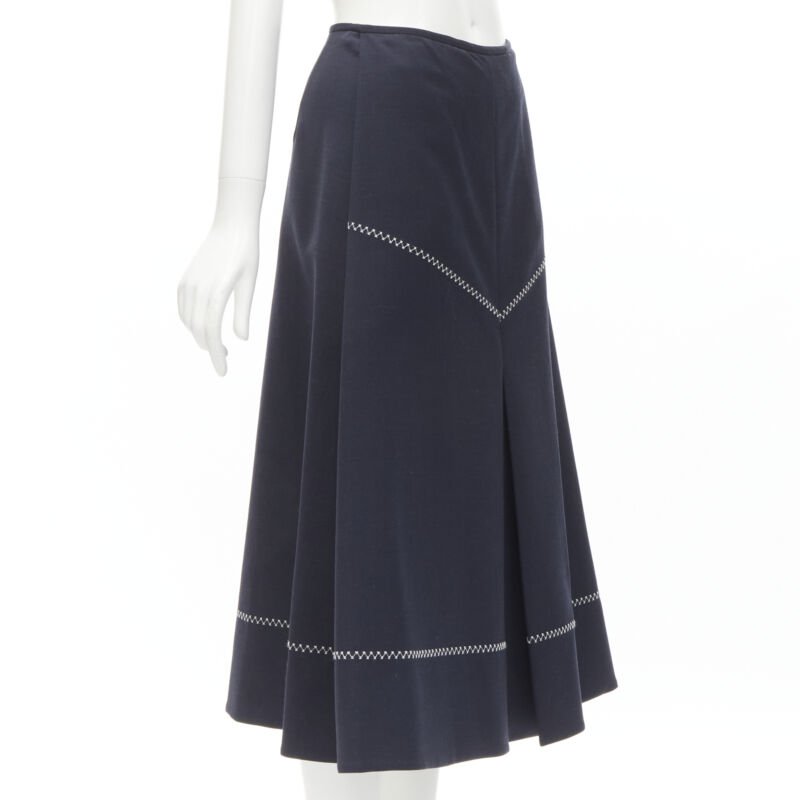 Ellery Flared Stitch Skirt
