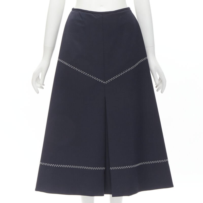 Ellery Flared Stitch Skirt - Image 6