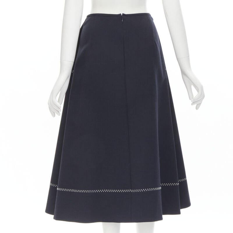 Ellery Flared Stitch Skirt - Side view
