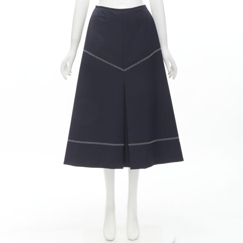 Ellery Flared Stitch Skirt - Image 11