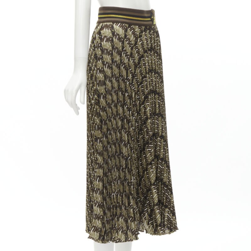 Fendi Graphic Pleated Skirt - Image 6