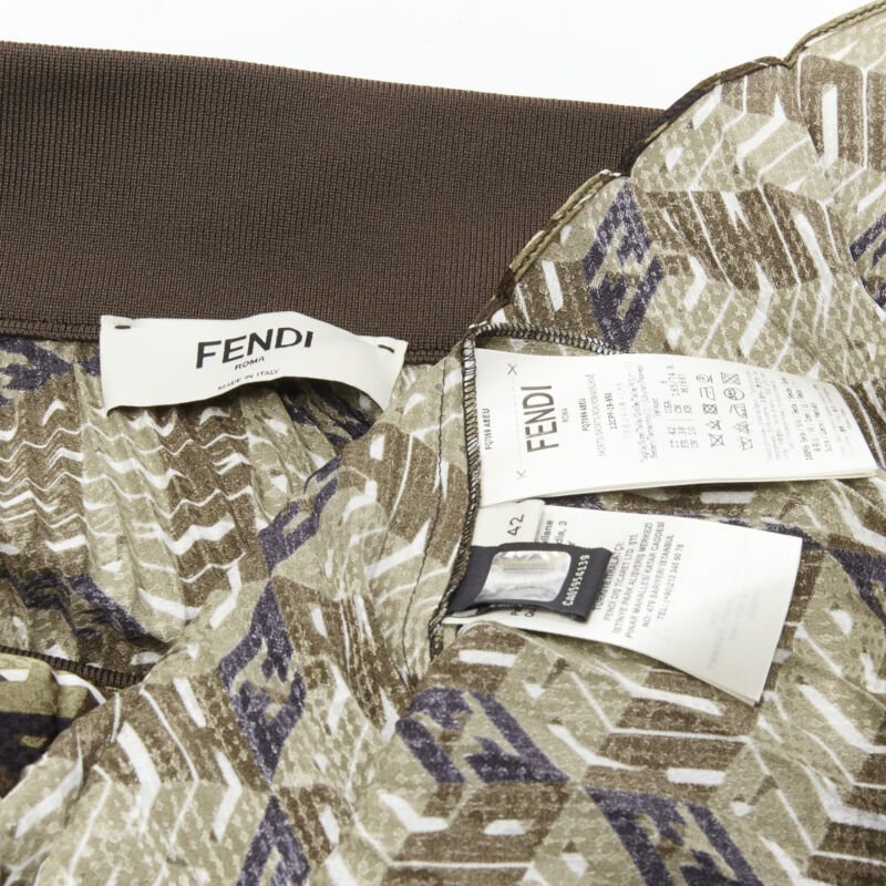 Fendi Graphic Pleated Skirt - Image 11