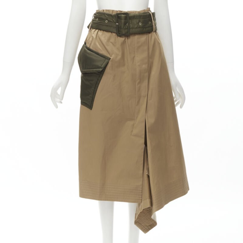 Sacai Padded Belted Skirt