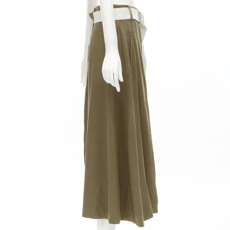 Tibi Canvas Wrap Skirt - 4