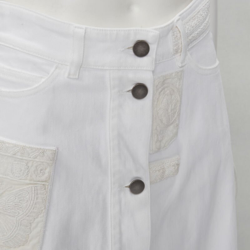 Valentino Garavani Butterfly Denim Skirt - Detail 2