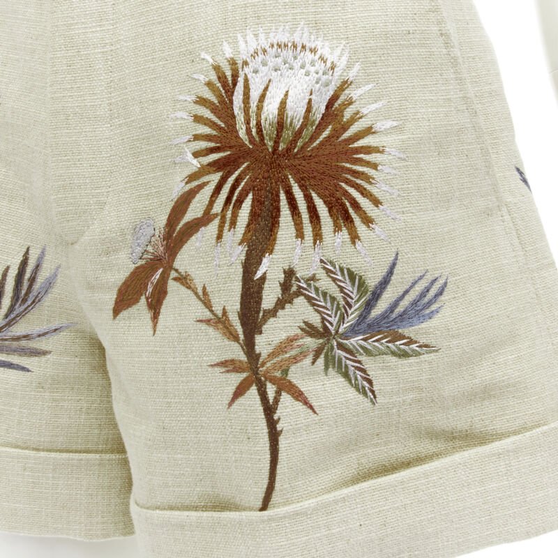 Christian Dior Dandelion Cuffed Shorts - Back view