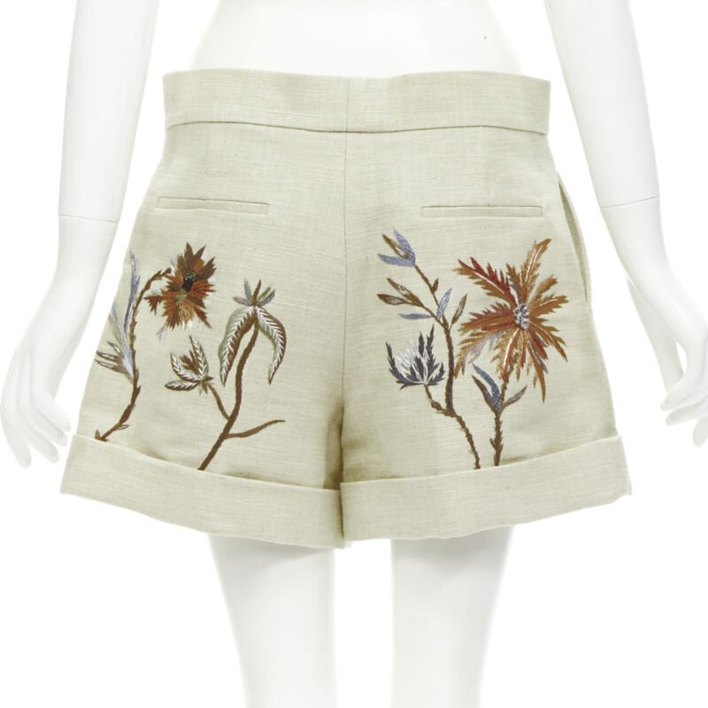 Christian Dior Dandelion Cuffed Shorts - Side view