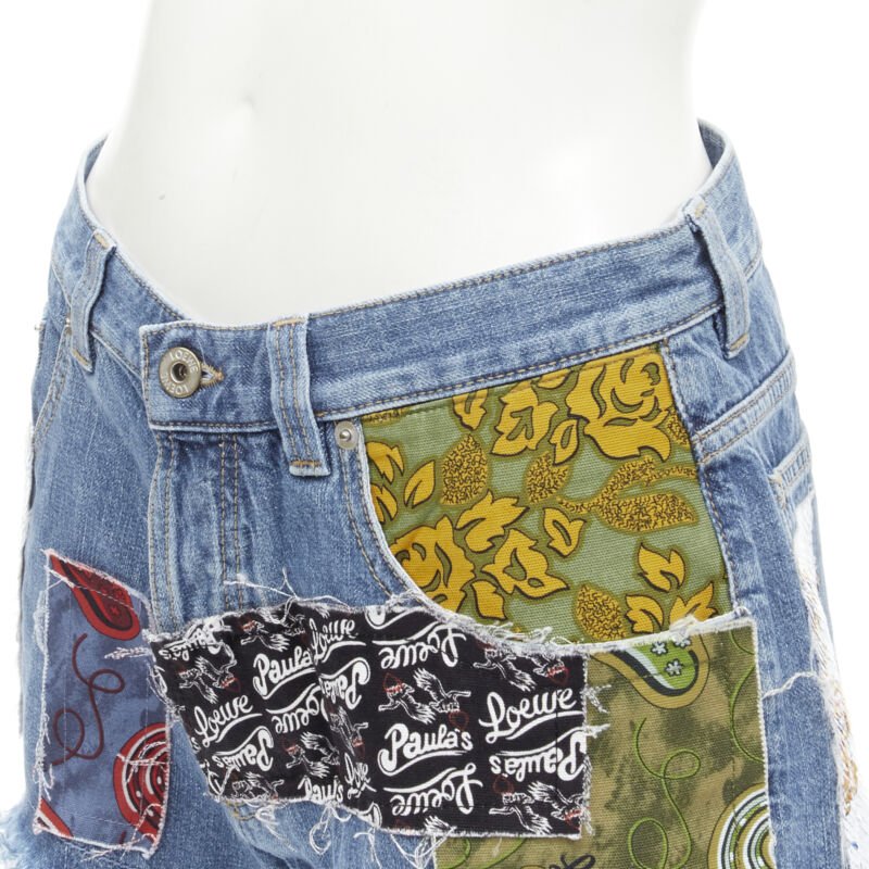 Loewe Sequins Denim Shorts - Detail 2