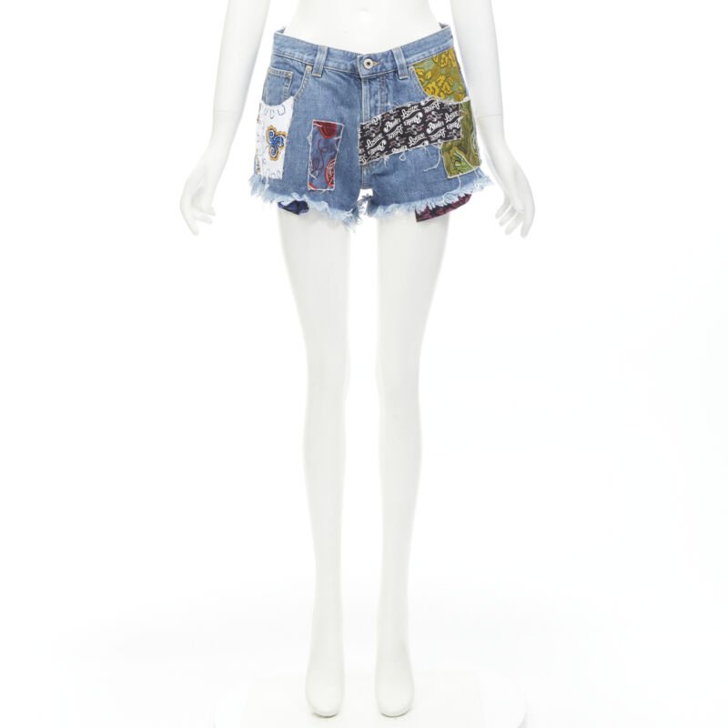 Loewe Sequins Denim Shorts - Image 12