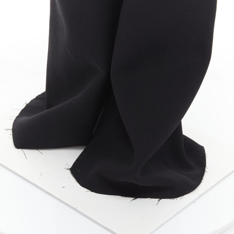 Gauchere Wide Flared Trousers - Back view