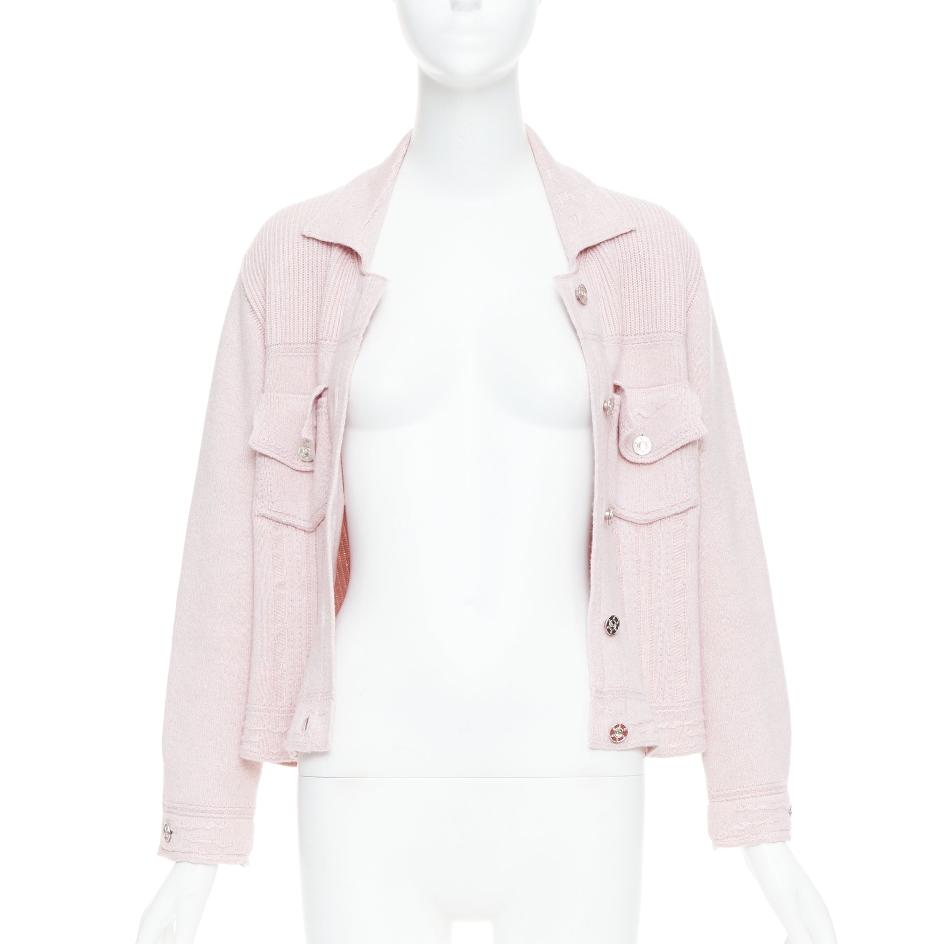 Barrie Topstitched Cardigan - Image 6