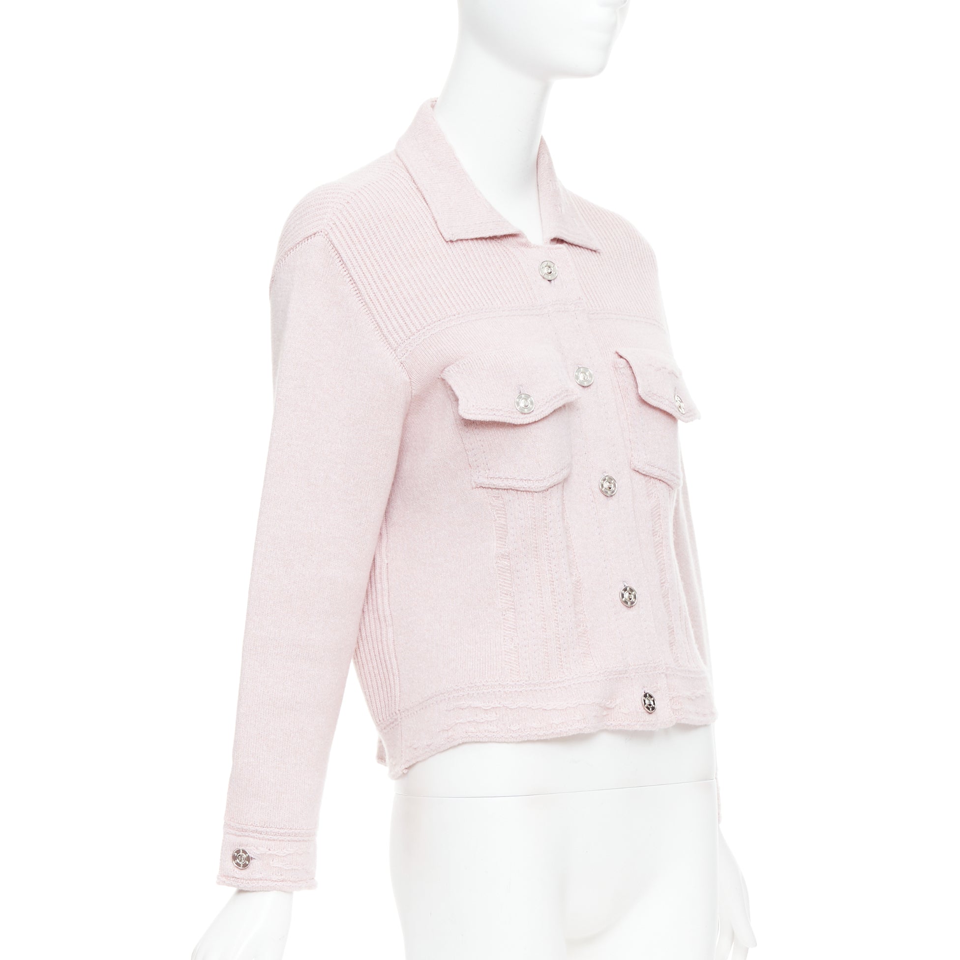 Barrie Topstitched Cardigan - 4