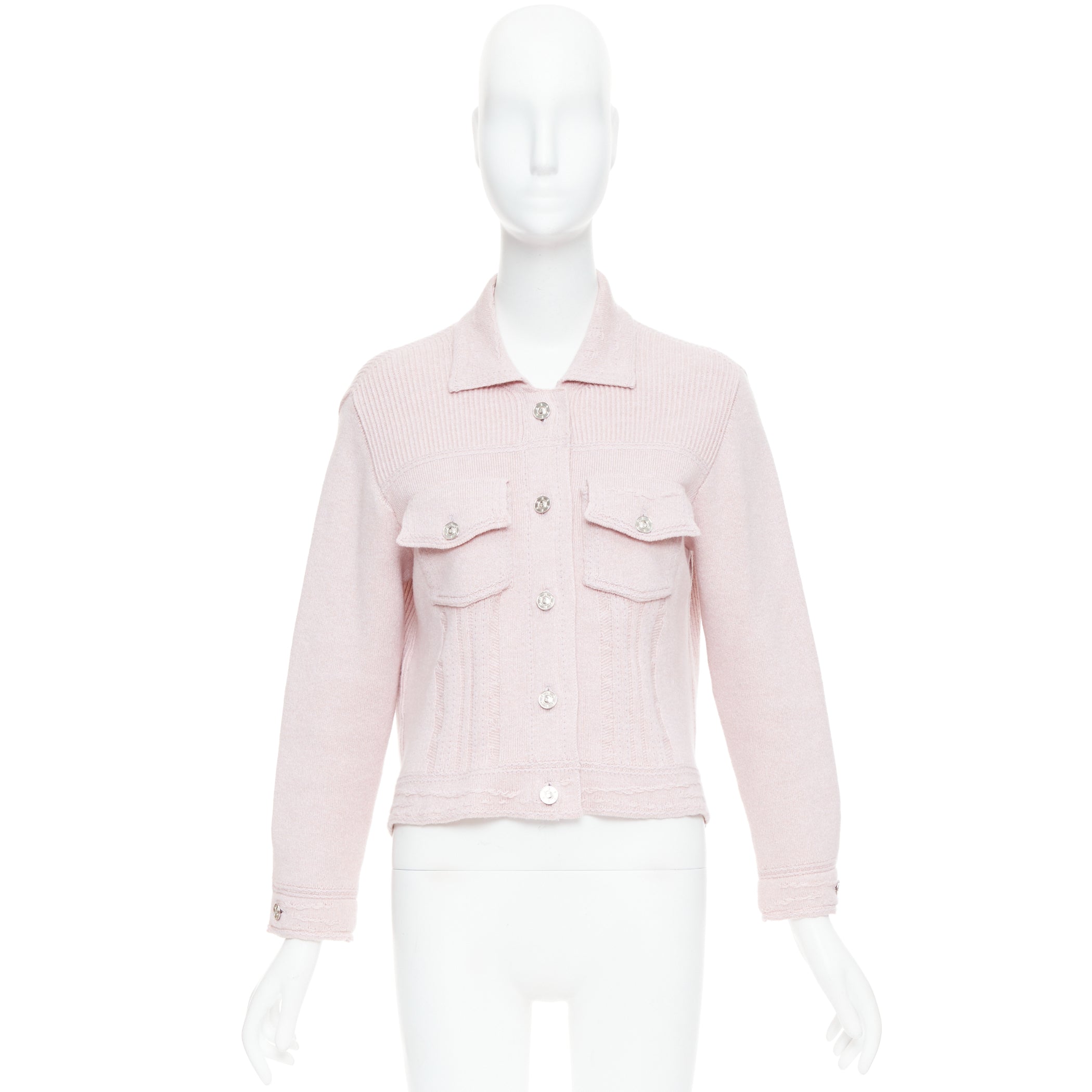 Barrie Topstitched Cardigan - Image 12