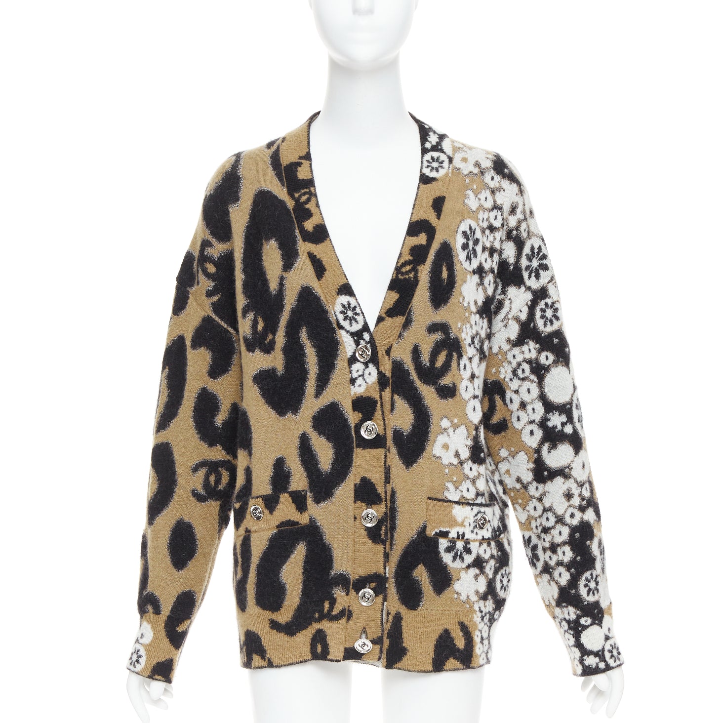 Chanel CC Logo Cardigan