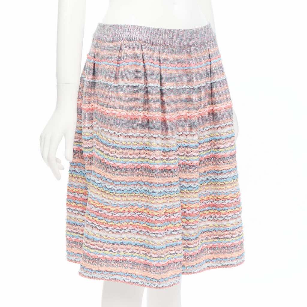 Chanel Ribbon Tweed Skirt - Image 6