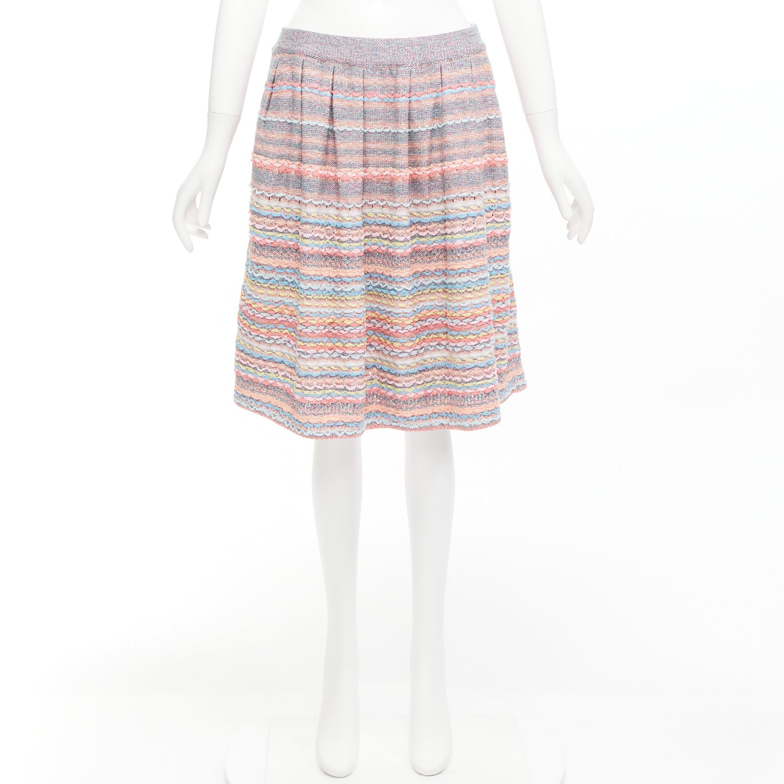 Chanel Ribbon Tweed Skirt - Image 11