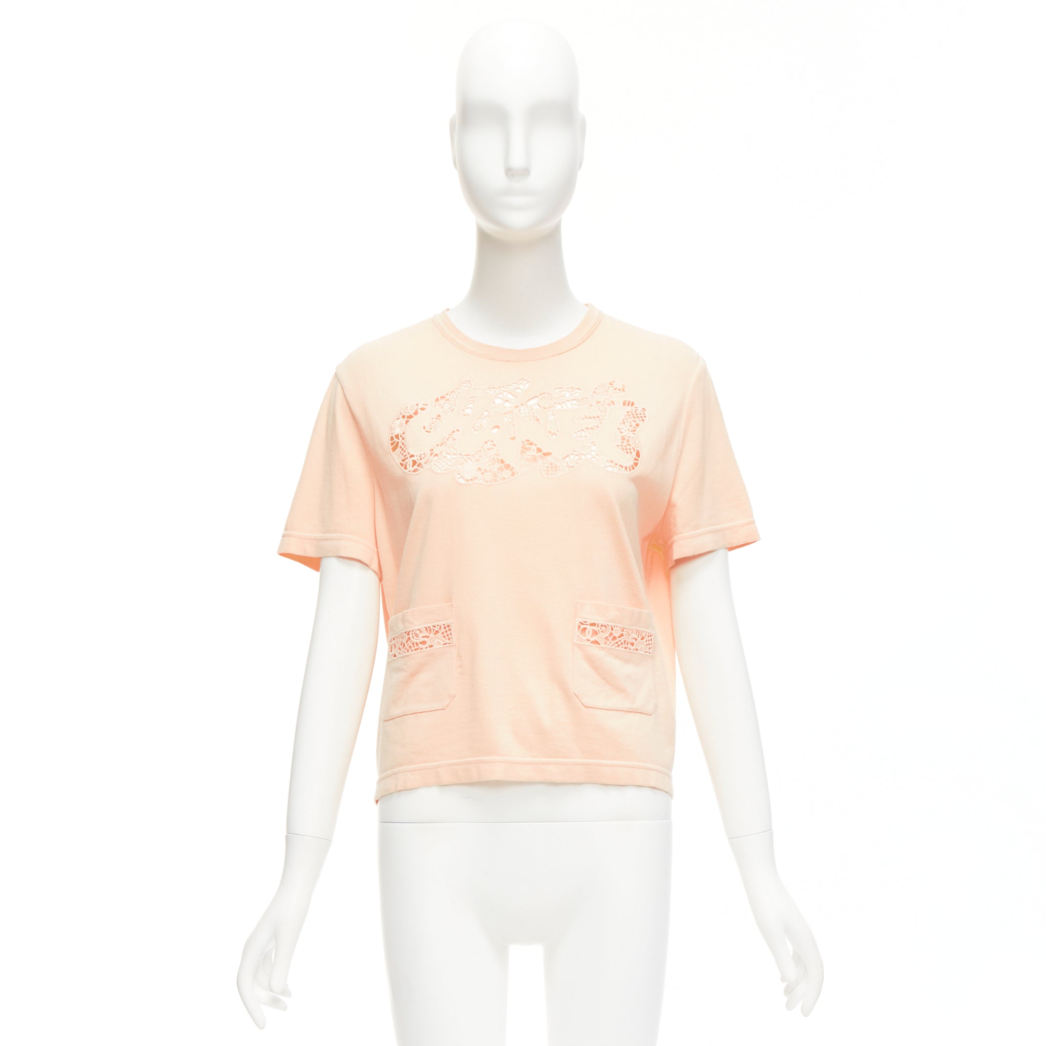 Chanel Macrame Cropped Tee - Image 11