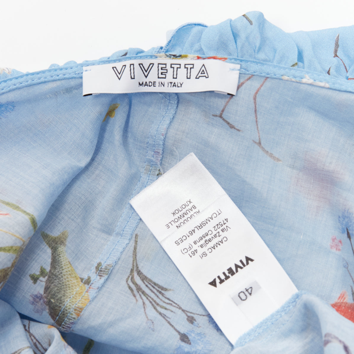 Vivetta Floral Bell Top - Image 10