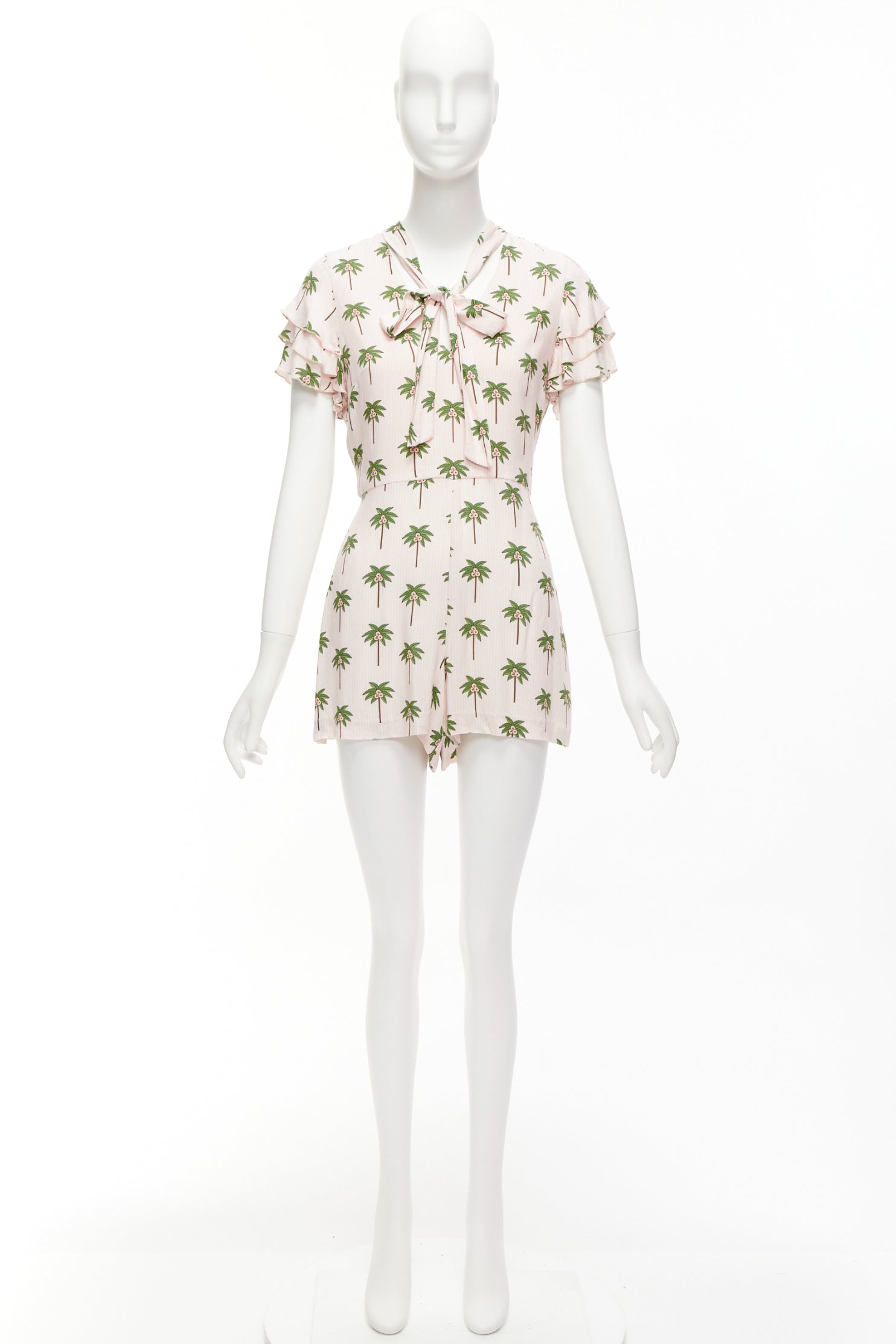 Alice & Olivia Palm Tree Romper - Image 11
