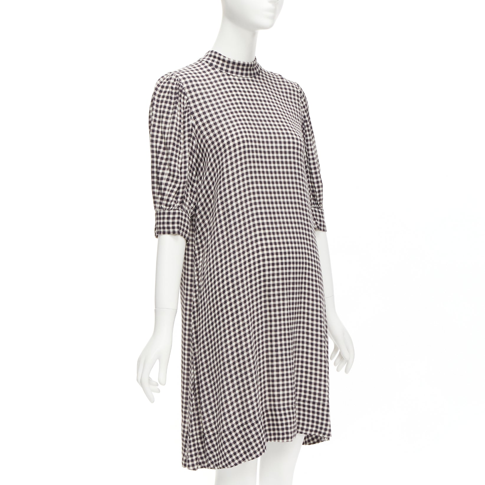 Ganni Checkerboard Knee Dress - Image 6