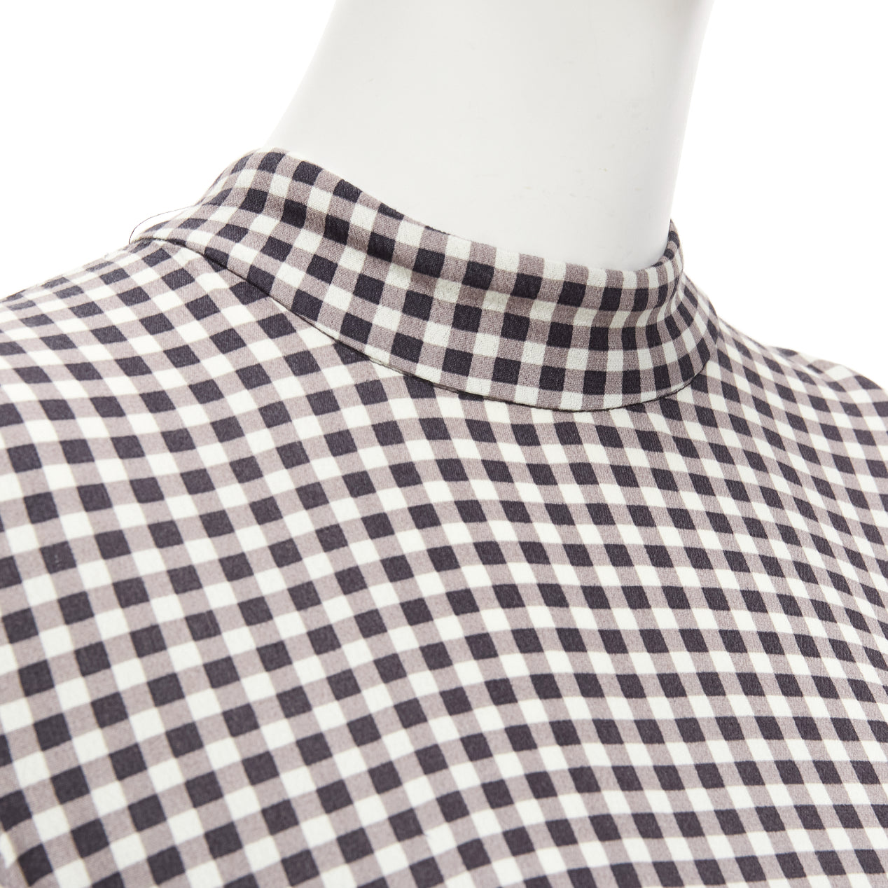 Ganni Checkerboard Knee Dress - Detail 2