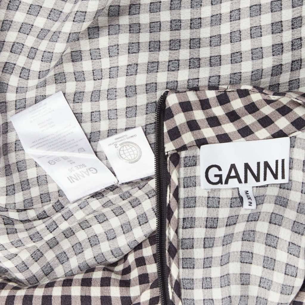 Ganni Checkerboard Knee Dress - Image 10