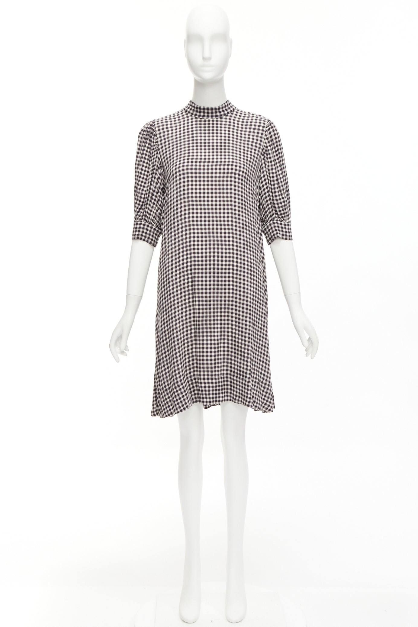 Ganni Checkerboard Knee Dress - Image 11