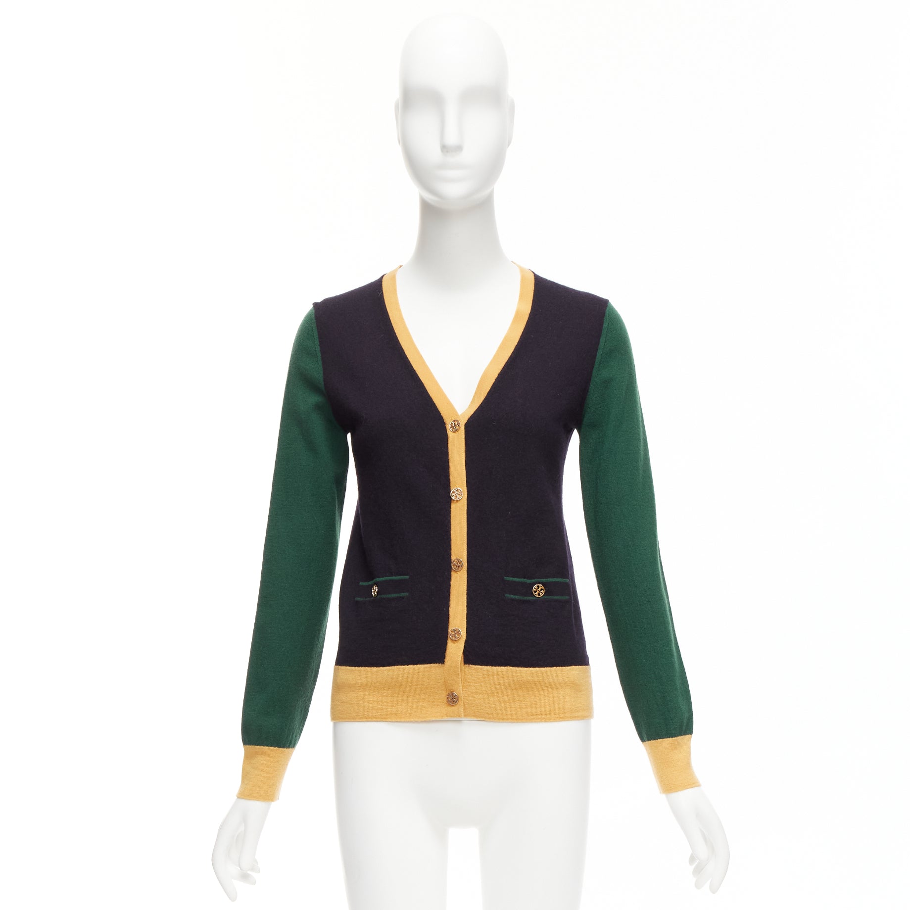 Tory Burch Colorblocked Cardigan - Image 12