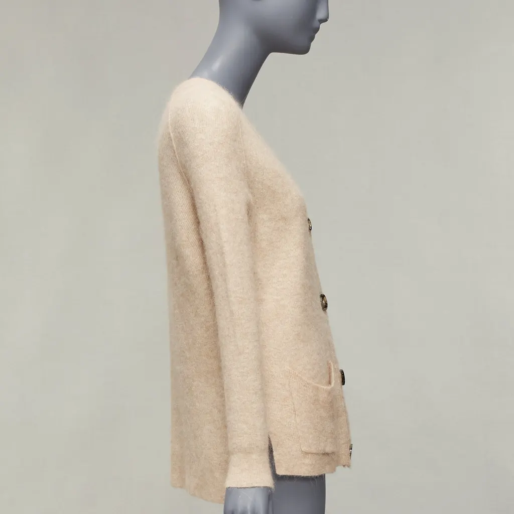 Acne Studios FN WN KNIT000071 Beige Never worn - Model View