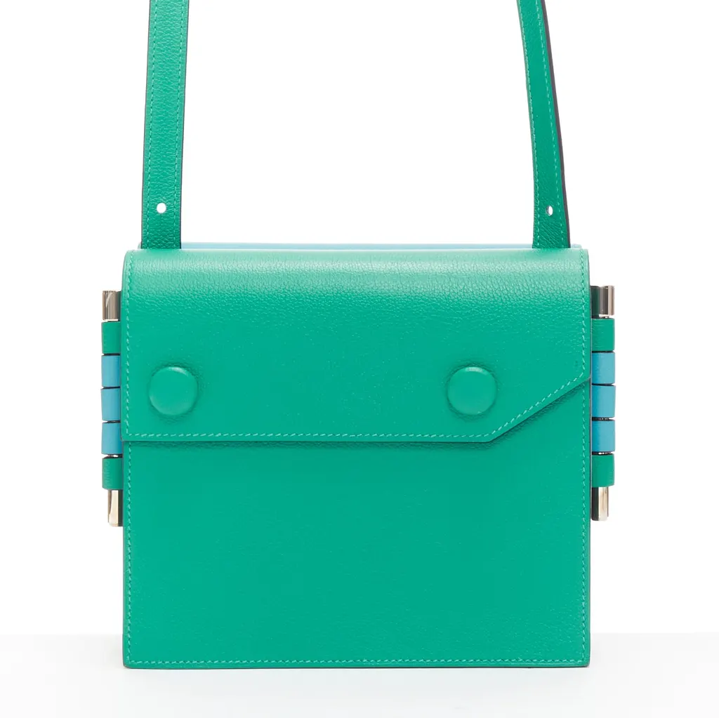 Hermès Twins Blue Leather Never worn - Box View