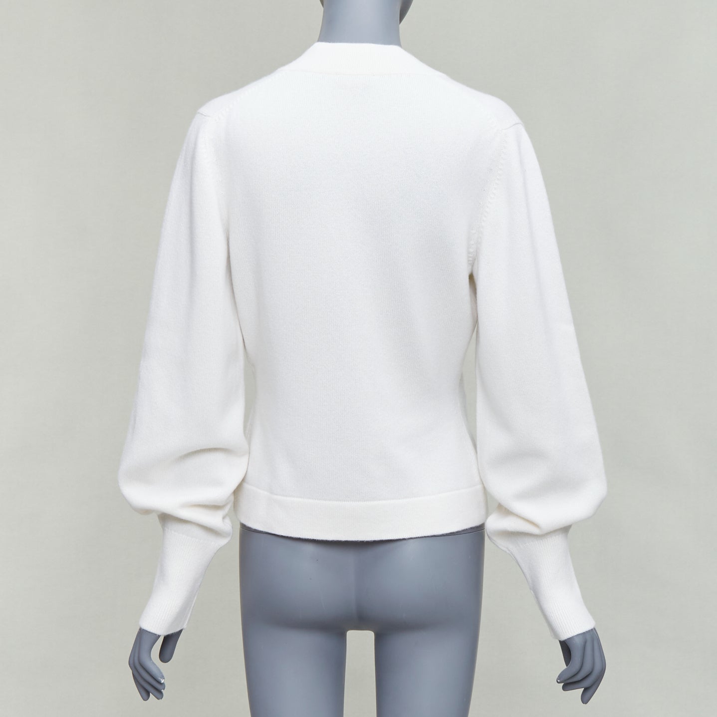 Chanel Crystal Buttons Cardigan - Side view