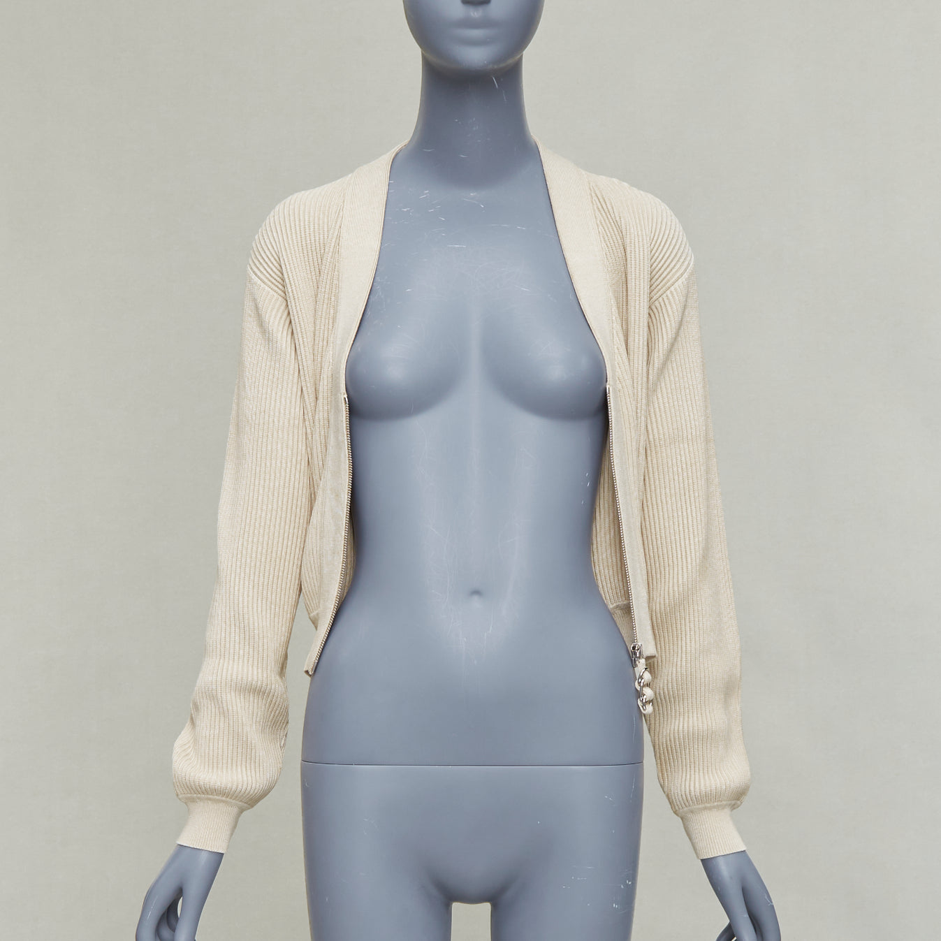 Hermès Zipper Head Cardigan - Image 6