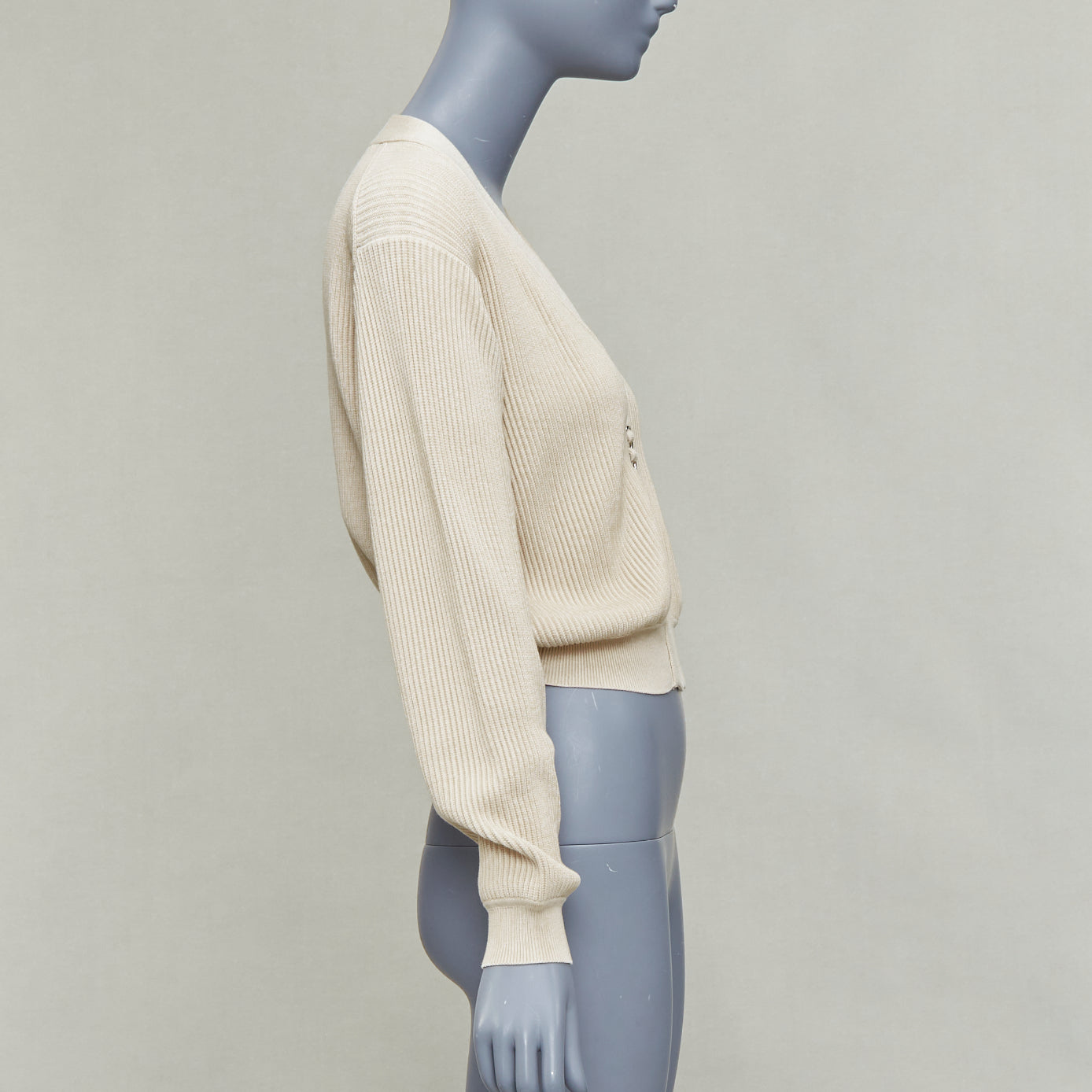 Hermès Zipper Head Cardigan - Side view