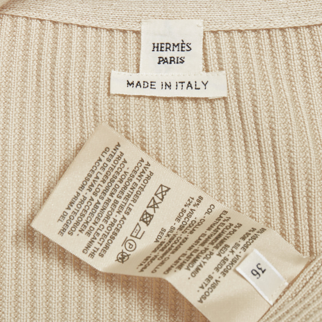 Hermès Zipper Head Cardigan - Image 11