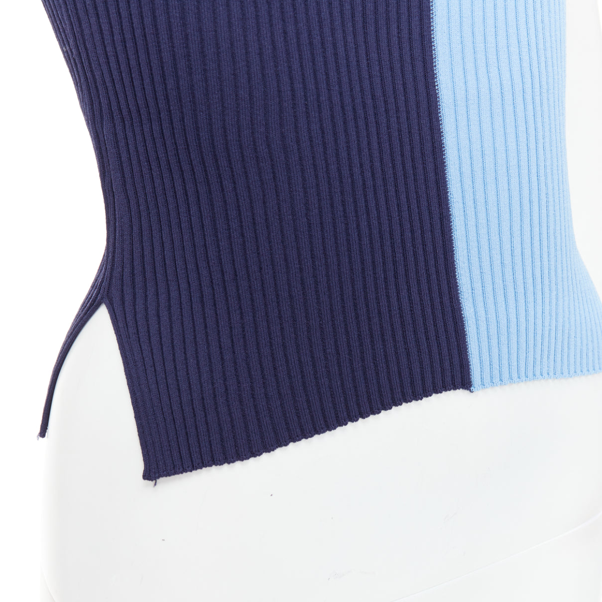 Staud Ribbed Polo Top - Detail 2