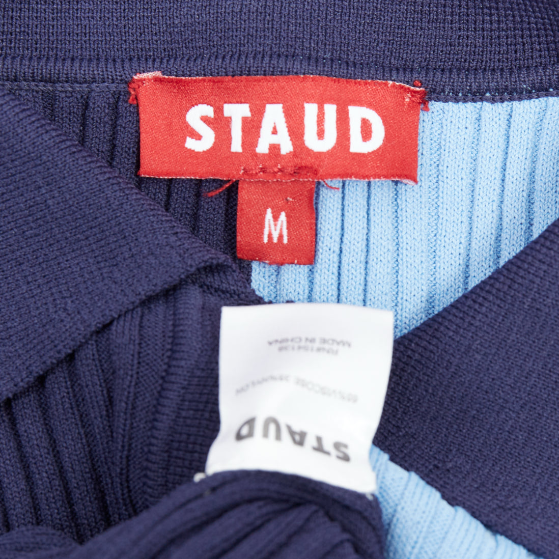 Staud Ribbed Polo Top - Image 10