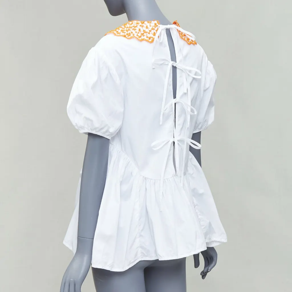 CecIlie Bahnsen Mie White Cotton Never worn - Box View