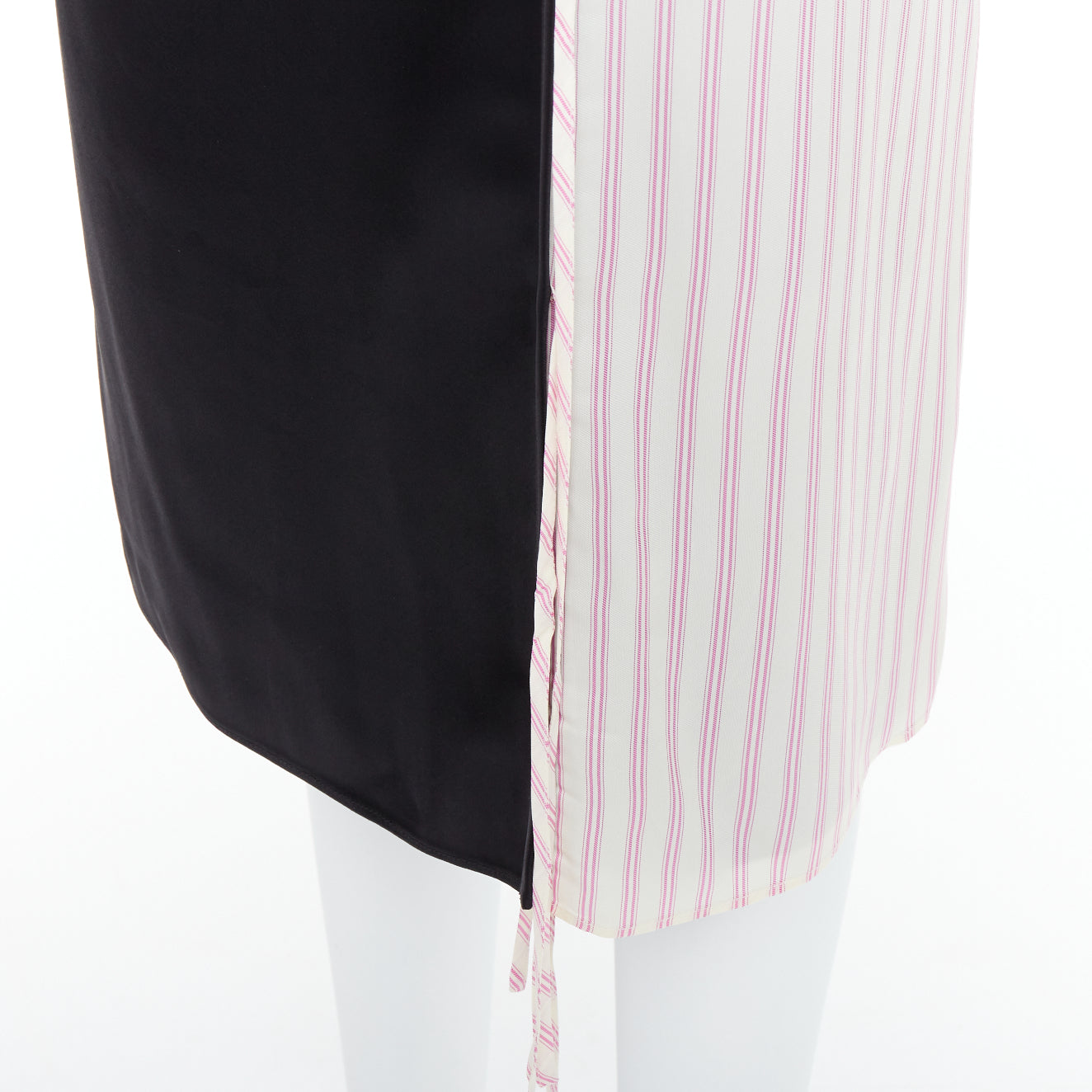 T By Alexander Wang Pinstripe Wrap Skirt - Detail 2