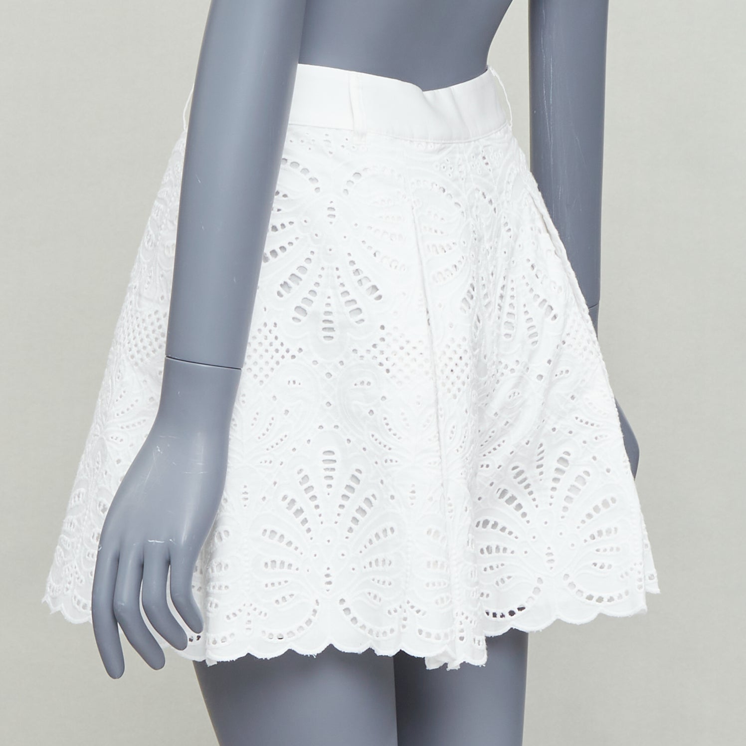 Self-portrait Floral Anglais Shorts - Detail 1