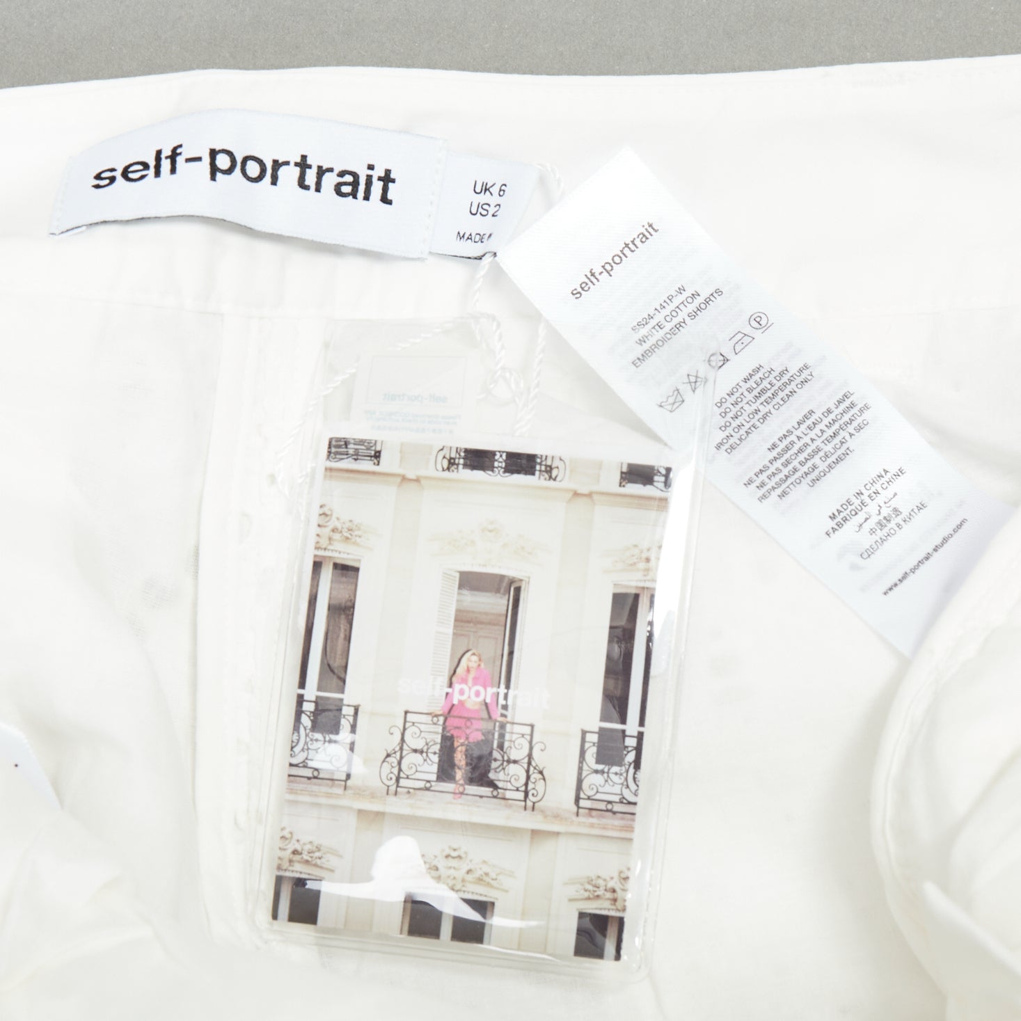 Self-portrait Floral Anglais Shorts - Image 10