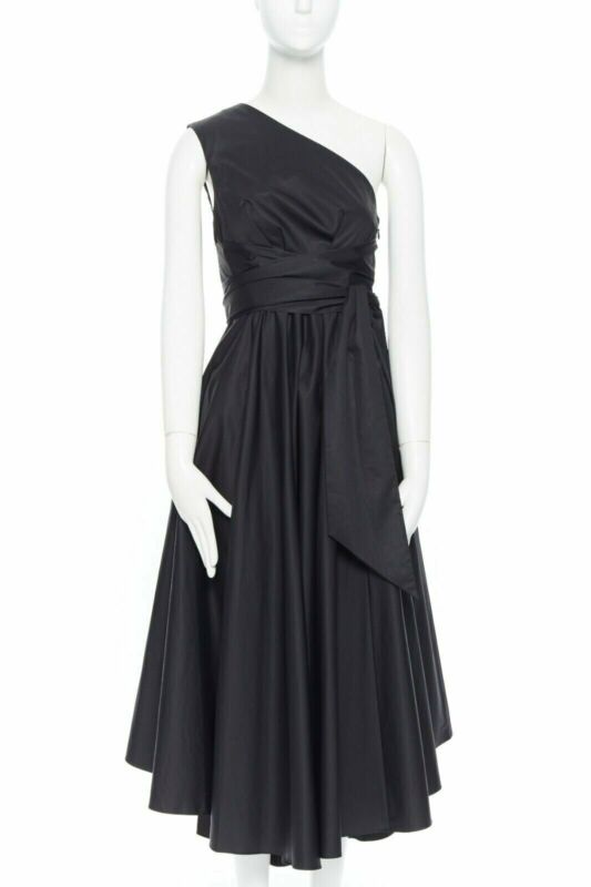 Tibi Flare Pleat Dress