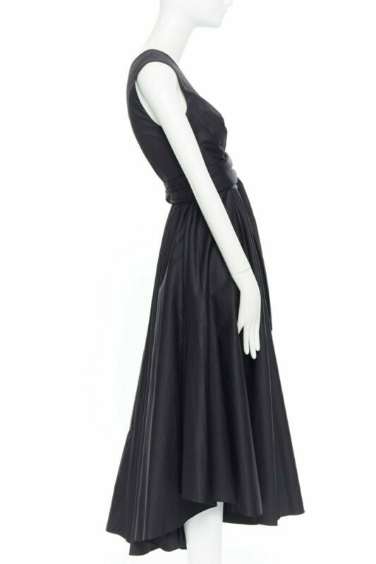 Tibi Flare Pleat Dress - 4