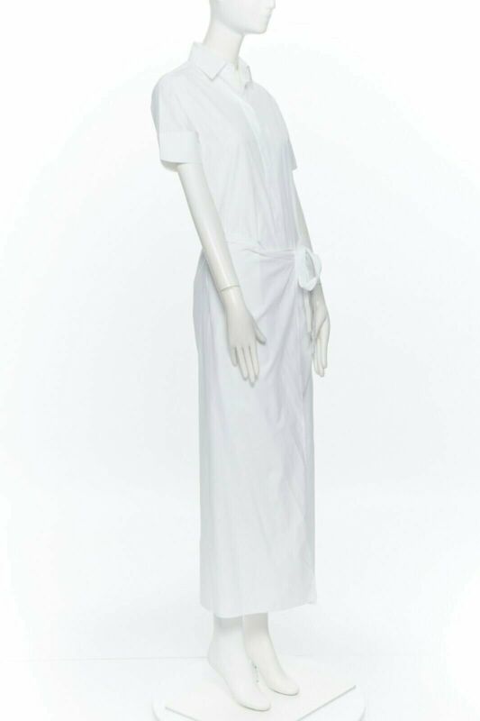 Tibi Apron Fold Shirt Dress - Image 6