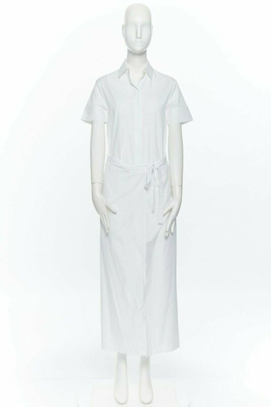 Tibi Apron Fold Shirt Dress - Image 12