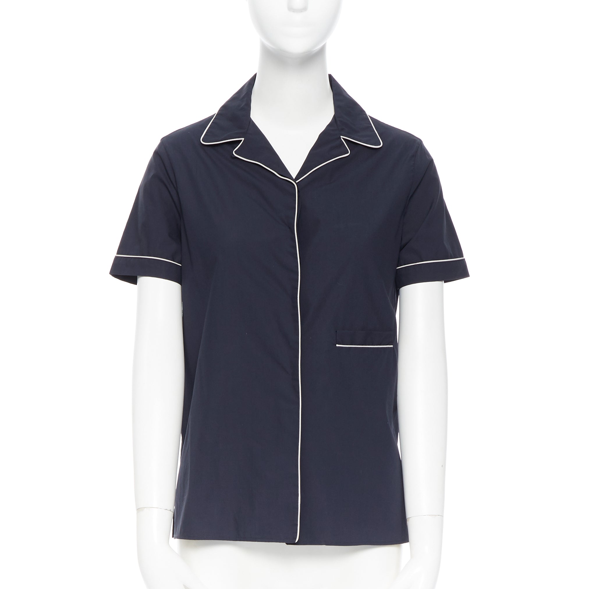 Jil Sander Cuban Collar Shirt